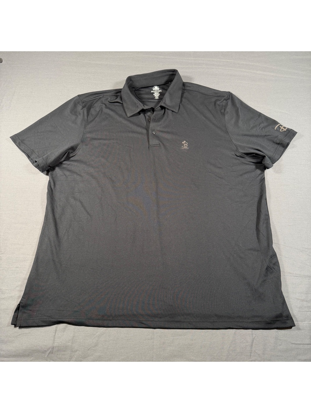 Disney Black Polo Shirt with Mickey Mouse Embroidery Size XL Q110